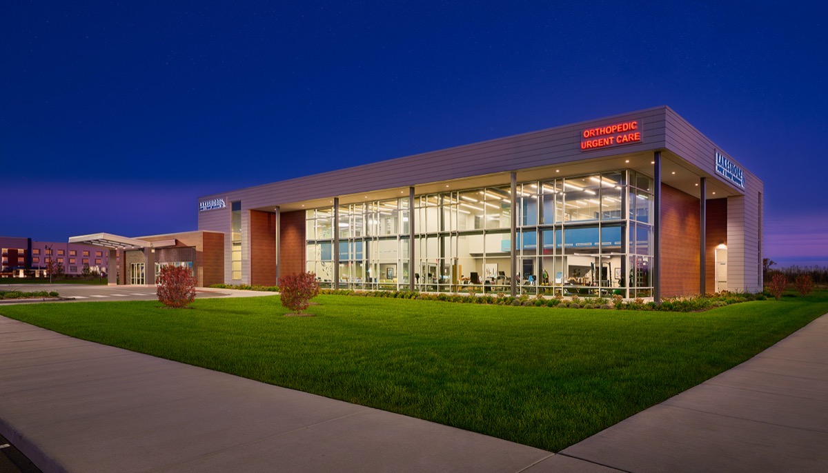 Lakeshore Bone & Joint Institute in Crown Point, IN, where Dr. Tyndall practices